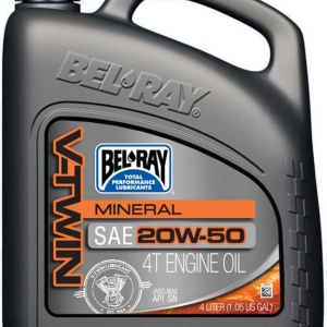 Ulei de motor Bel-Ray V-TWIN MINERAL 20W-50 4 l