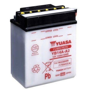 Yumicron battery with acid YUASA YB14A-A2