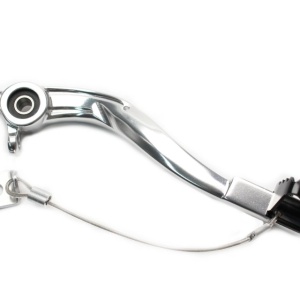 Brake pedal MOTION STUFF 83P-0921002 silver body, black steel fixed tip Steel Fixed Tip