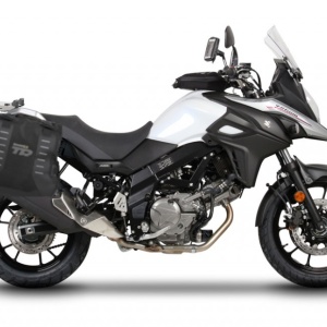 Complete set of SHAD TERRA TR40 adventure saddlebags, including mounting kit SHAD SUZUKI DL 650 V-Strom