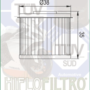 Filtru de ulei HIFLOFILTRO HF110 - Img 2