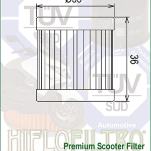 Filtru de ulei HIFLOFILTRO HF181 - Img 2