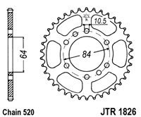 Foaie spate JT JTR 1826-40 40T, 520 - Img 2
