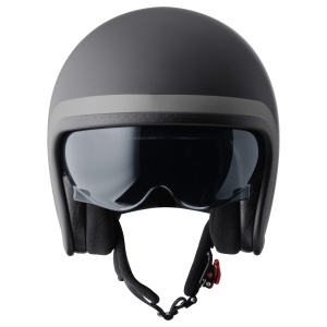 Jet helmet GMS RIDE ZG11702 matt black-grey L - Img 2