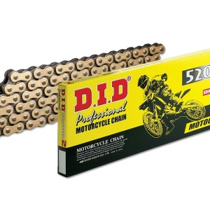 Kit de lant D.I.D Chain - Auriu lant 520 DZ, Non-sealed, pinion fata SUPERSPROX, foaie spate SUPERSPROX pentru KTM SX 250 2004-2016