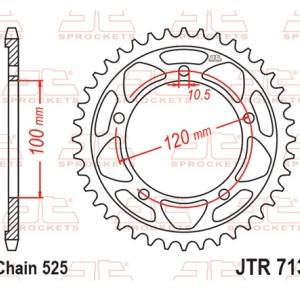 Kit de lant D.I.D Chain - Auriu lant 525 VX, X-Ring, pinion fata JT cauciucat, foaie spate JT pentru APRILIA RSV4 1000 R (Factory) 2011-2013 - Img 7