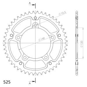 Kit de lant D.I.D Chain - Auriu lant 525 ZVM-X, X-Ring, pinion fata JT cauciucat, foaie spate SUPERSPROX STEALTH pentru SUZUKI DL 650 V-STROM 2004-2006 - Img 5