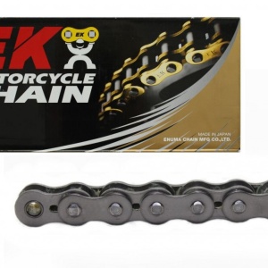Kit de lant EK - Argintiu lant 428 SHDR, Non-sealed, pinion fata SUPERSPROX, aluminiu foaie spate SUPERSPROX pentru YAMAHA YZ 85 2002-2018