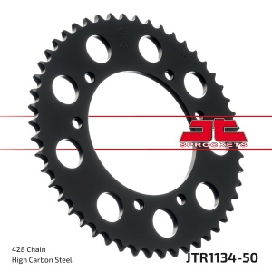 Kit de lant EK - Argintiu lant 428 SRO, O-ring, pinion fata JT, foaie spate JT pentru DERBI Senda 125 SM 2006-2007 - Img 7