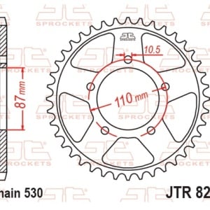 Kit de lant EK - Auriu lant 530 ZVX, X-Ring, pinion fata JT cauciucat, foaie spate JT pentru SUZUKI GSX 750 F 1999-2006 - Img 6