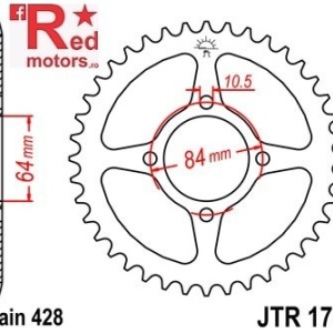 Kit lant DID GOLD PRO-STREET X-Ring 428 V pentru Suzuki RV125 K3-K6 Van Van 2003-2006 - Img 3