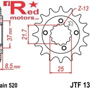 Kit lant DID GOLD X-Ring PRO-STREET 520 VX pentru Honda XR650 L-P,R,S,T,V,W,X,Y,1,2,3,4,5,6,7,8,9,A,B,C,D,E,F,G 1993-2016 - Img 2