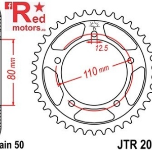 Kit lant DID GOLD X-Ring PRO-STREET 530 VX pentru Triumph 1200 Trophy 1991-1996 - Img 3