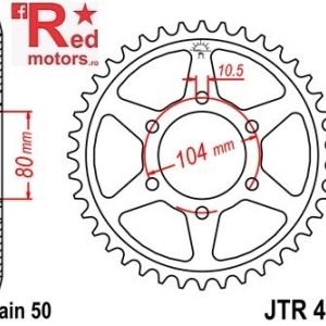 Kit lant GOLD DID X-Ring PRO-STREET 530 VX pentru Kawasaki ZXR750 H2 (ZX) 1990 - Img 3