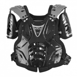 Protectie de piept POLISPORT XP2 JUNIOR 8000700003 black/silver/black