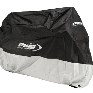 Raincoat motorcycle cover PUIG PUIG LOGO 20726N Negru XXL - Img 2