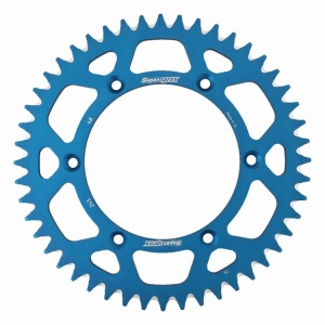 Rear ALU sprocket SUPERSPROX RAL-245:48-BLU Albastru 48T, 520