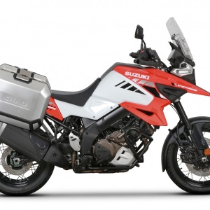 Set complet de 36L / 36L cutii laterale de aluminium SHAD TERRA, incluzand kit montaj SHAD SUZUKI DL 1000 V-Strom/ DL 1050 V-Strom