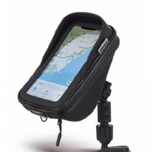 Smartphone holder SHAD 180x90mm (6,6") X0SG76M with pocket prindere pe suportul oglinzii