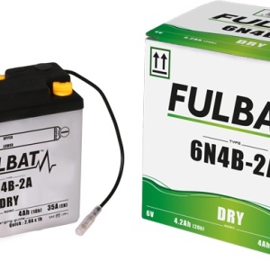 Baterie conventionala FULBAT 6N4B-2A include electrolit - Img 2