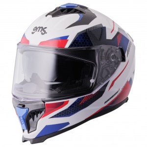 Casca integrala GMS GELERO ZG12701 white-red-blue L