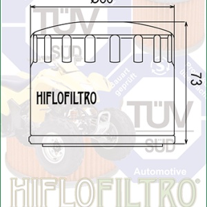 Filtru de ulei HIFLOFILTRO HF557 - Img 2