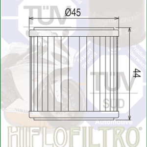 Filtru de ulei HIFLOFILTRO HF593 - Img 2