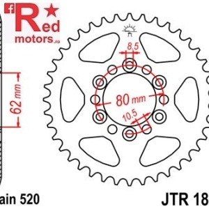 Foaie/pinion spate JTR1845.37 520 cu 37