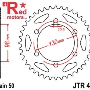 Foaie/pinion spate JTR482.47 530 cu 45 de dinti pentru Kawasaki H2 750
