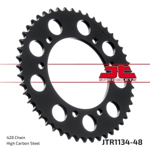Kit de lant D.I.D Chain - Argintiu lant 428 VX, X-Ring, pinion fata JT, foaie spate JT pentru RIEJU Tango 125 2006-2023 - Img 6