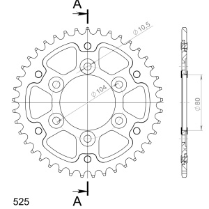 Kit de lant D.I.D Chain - Argintiu lant 525 VX, X-Ring, pinion fata JT cauciucat, foaie spate SUPERSPROX STEALTH pentru KAWASAKI ZX-9R Ninja 900 2002-2003 - Img 6