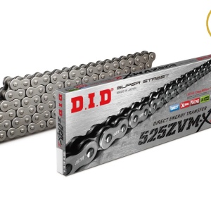 Kit de lant D.I.D Chain - Argintiu lant 525 ZVM-X, X-Ring, pinion fata JT cauciucat, foaie spate SUPERSPROX pentru SUZUKI DL 1000 V-STROM 2002-2010