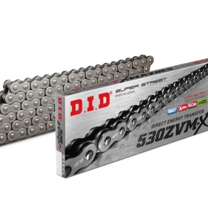 Kit de lant D.I.D Chain - Argintiu lant 530 ZVM-X, X-Ring, pinion fata JT, foaie spate JT pentru KAWASAKI ZX-9R Ninja 900 1994-1997 - Img 1