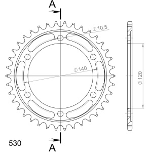 Kit de lant D.I.D Chain - Argintiu lant 530 ZVM-X, X-Ring, pinion fata JT cauciucat, foaie spate SUPERSPROX pentru SUZUKI TL 1000 S 1997-2000 - Img 5