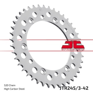 Kit de lant D.I.D Chain - Auriu lant 520 VX, X-Ring, pinion fata JT cauciucat, foaie spate JT pentru HONDA FMX 650 2005-2007 - Img 5