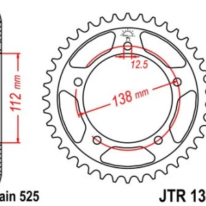 Kit de lant D.I.D Chain - Auriu lant 525 ZVM-X, X-Ring, pinion fata JT, foaie spate JT pentru HONDA CB 600 F Hornet (S ABS) 2007-2013 - Img 6
