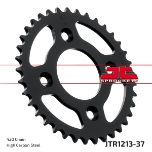 Kit de lant EK - Argintiu lant 420 SH, Non-sealed, pinion fata JT, foaie spate JT pentru HONDA XR 50 R 2003-2004 - Img 6