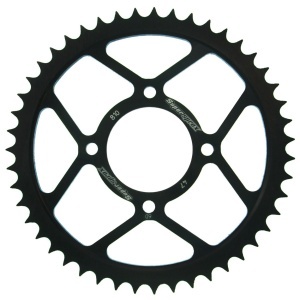 Kit de lant EK - Argintiu lant 428 SRO, O-ring, pinion fata JT, foaie spate SUPERSPROX pentru HYOSUNG Cruise De Luxe 125 1999-2001 - Img 4