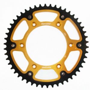 Kit de lant EK - Argintiu lant 520 SRX, X-Ring, pinion fata SUPERSPROX, foaie spate SUPERSPROX STEALTH pentru KTM LC4 620 Enduro 1994-1998 - Img 4