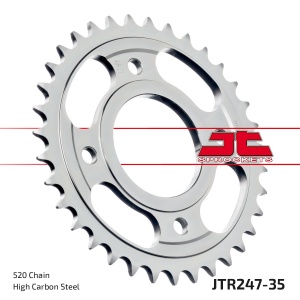 Kit de lant EK - Argintiu lant 530 SRX, X-Ring, pinion fata JT, foaie spate JT pentru HONDA CM 400 T 1981-1983 - Img 5