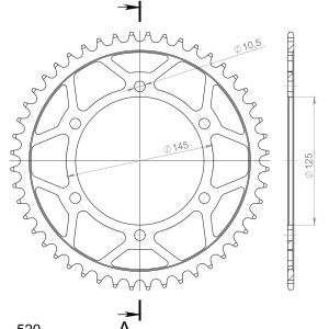 Kit de lant EK - Auriu lant 520 MVXZ, X-Ring, pinion fata JT cauciucat, foaie spate SUPERSPROX pentru YAMAHA XJ 600 S Diversion / 4BR / 4LX 1992-2003 - Img 5
