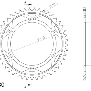 Kit de lant EK - Auriu lant 530 ZVX, X-Ring, pinion fata JT cauciucat, foaie spate SUPERSPROX pentru KAWASAKI GPZ 1100 1995-1998 - Img 5