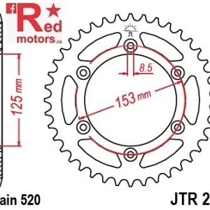 Kit lant DID GOLD pentru Honda CRF250 R-4,5,6,7,8,9,A 2004-2010 - Img 3