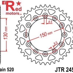 Kit lant DID GOLD pentru Yamaha WR250 F-N,P,R,S,T,V (Off Road Version) (5UM6) 2001-2006 - Img 3