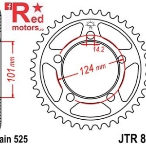 Kit lant DID GOLD PRO-STREET X-Ring 525 VM-X pentru KTM 990 Superduke 2005-2011 - Img 3
