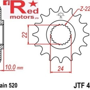 Kit lant DID GOLD X-Ring PRO-STREET 520 VX pentru BMW 650 Xchallenge (K15) 2007-2008 - Img 2