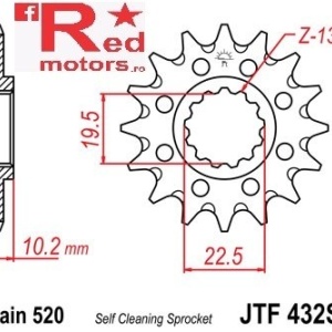 Kit lant DID GOLD X-Ring PRO-STREET 520 VX pentru Suzuki RM250 K4,K5,K6,K7,K8,K9,L0,L1 2004-2011 - Img 2