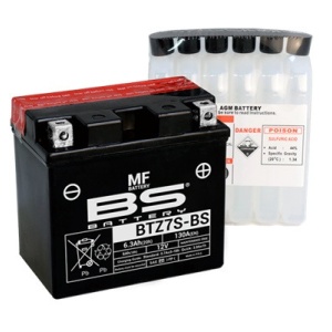 Maintenance free battery - max. 20° tilt BS-BATTERY BTZ7S-BS (YTZ7S-BS)