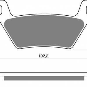 Placute de frana GOLDFREN 314 S3