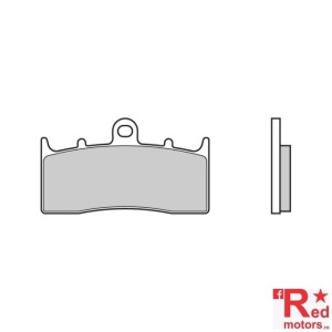 Placute frana fata Brembo 07GR62SA Road - SA 81,0x45,9x9,0 pentru BMW K 1300, 1600, 1200, Kawasaki ZRX 400